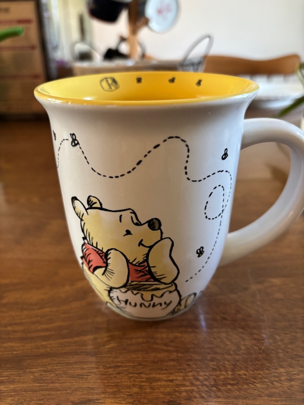 Winnie the Pooh Yellow-Accent Ceramic Mug